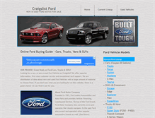 Tablet Screenshot of craigslistford.com